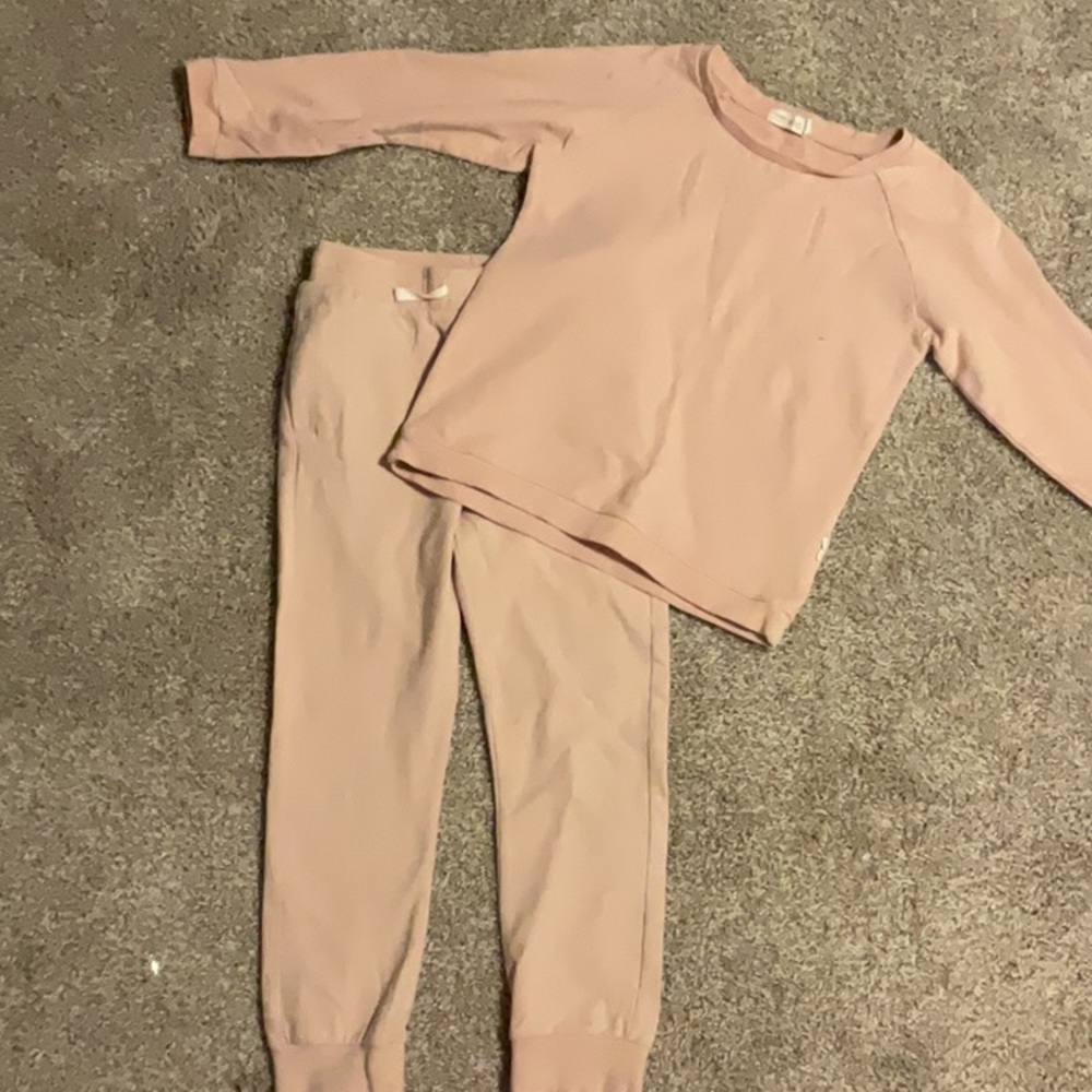 Pink Long Sleeve lounge Set